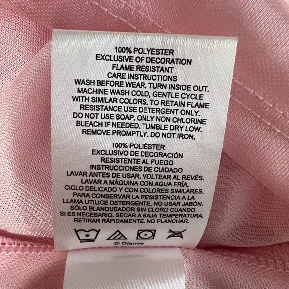 👑 Disney Princess Pink Tulle Dress Girls 5T NWOT Cinderella Belle Ariel - Picture 7 of 7